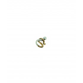 Anello serpe intrecciato